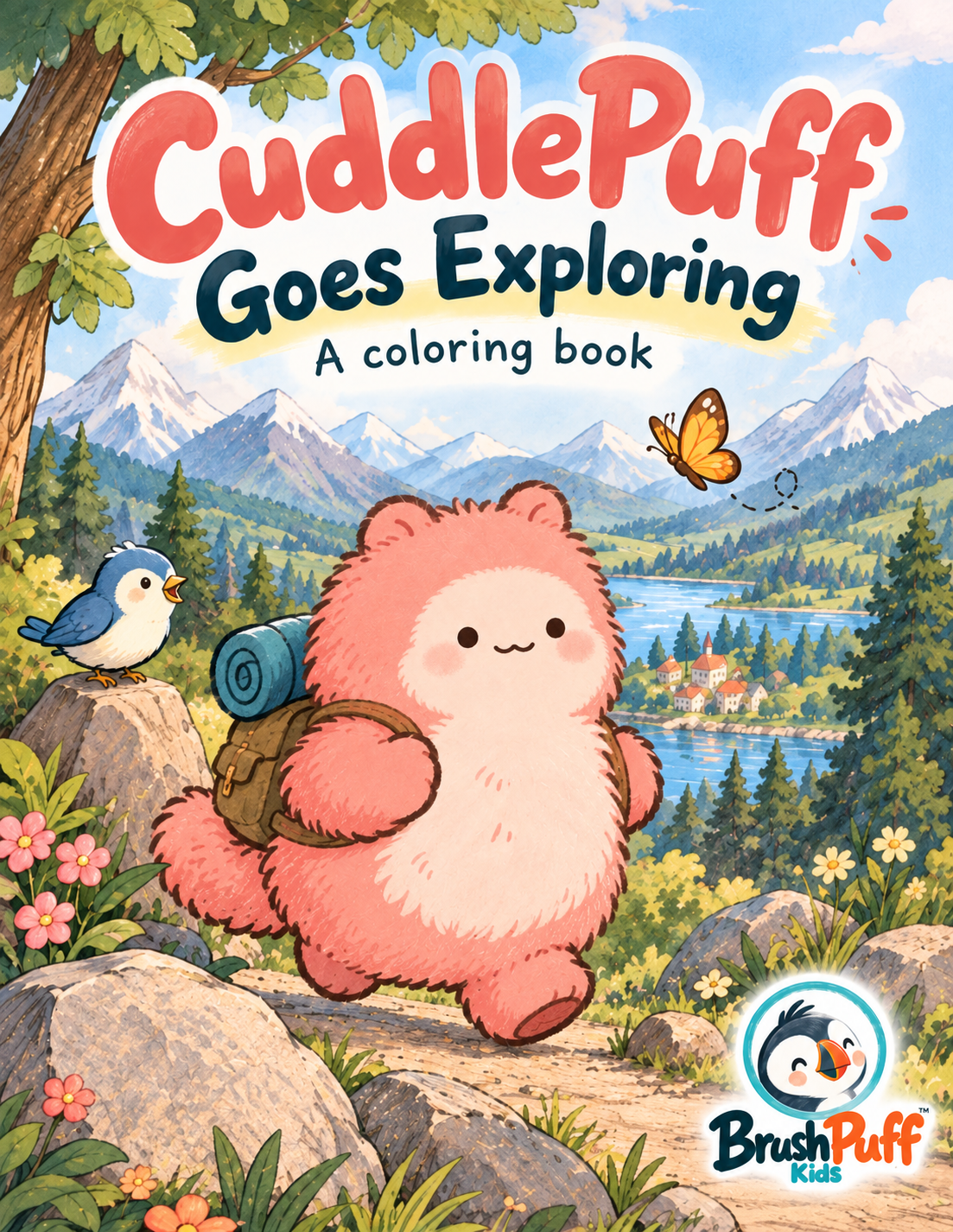 Front cover of CuddlePuff Goes Exploring
