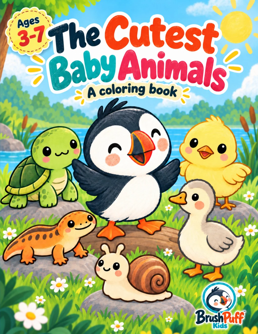 Front cover of The Cutest Baby Animals